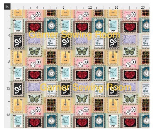 Era’s Tour Stamps Printed Fabric