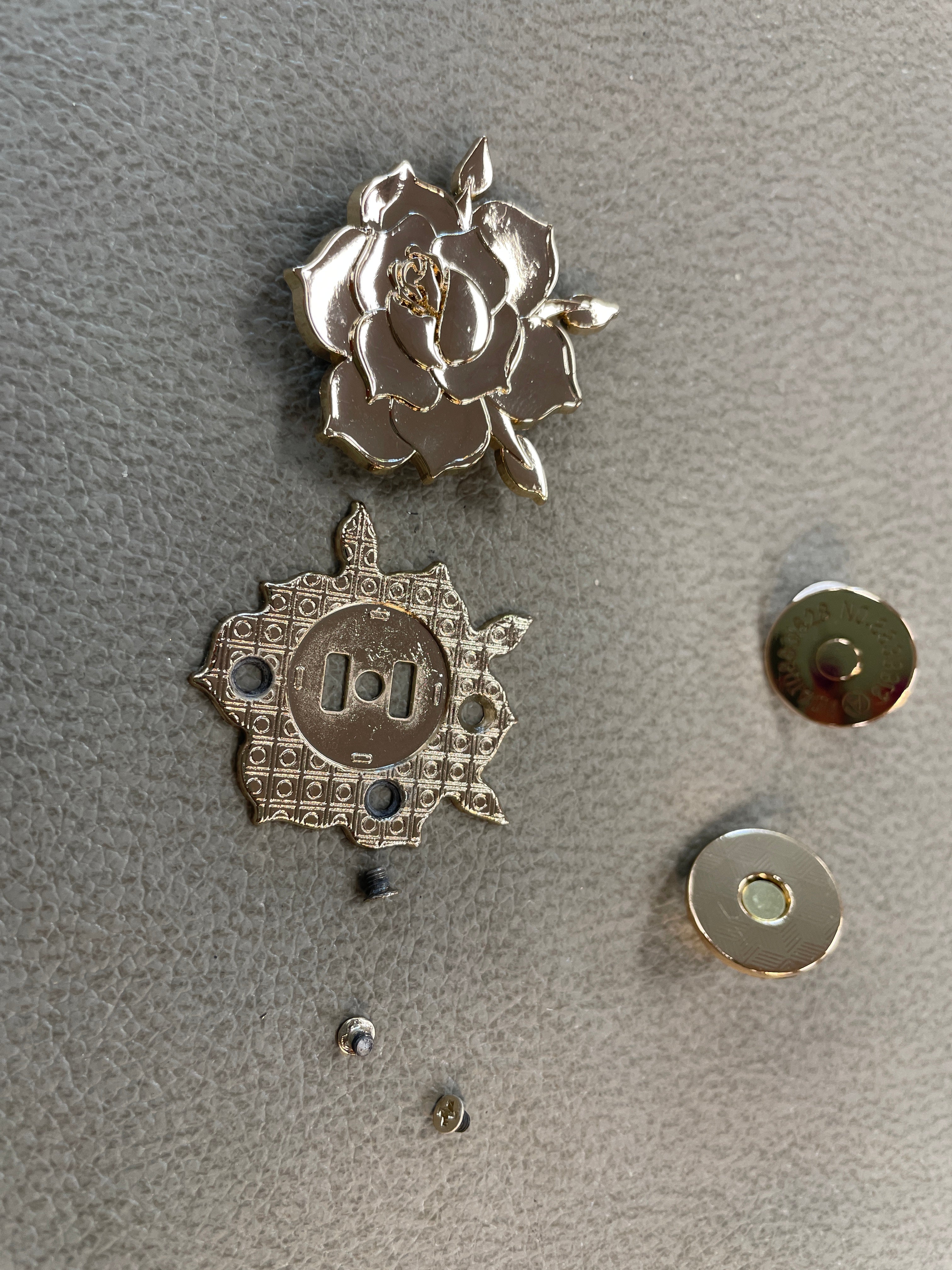 Enchanted Rose Magnetic Snap Hardware