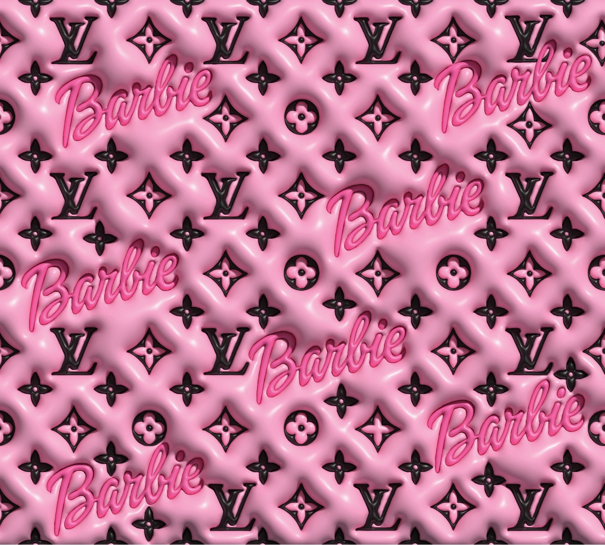 Barbie LV Printed Fabric