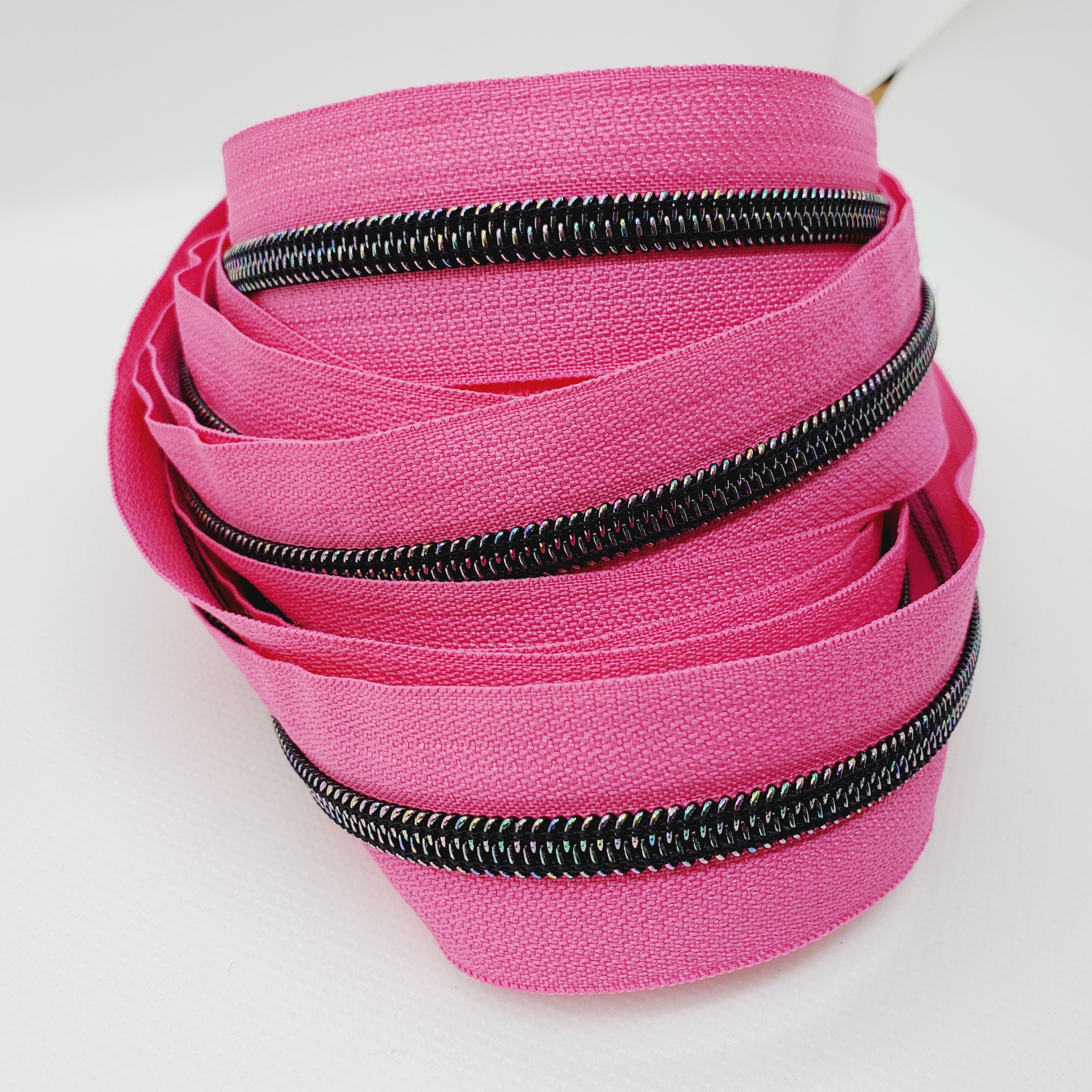 #5 MIDNIGHT RAINBOW ZIPPER TAPE BY THE YARD | 3 Colors