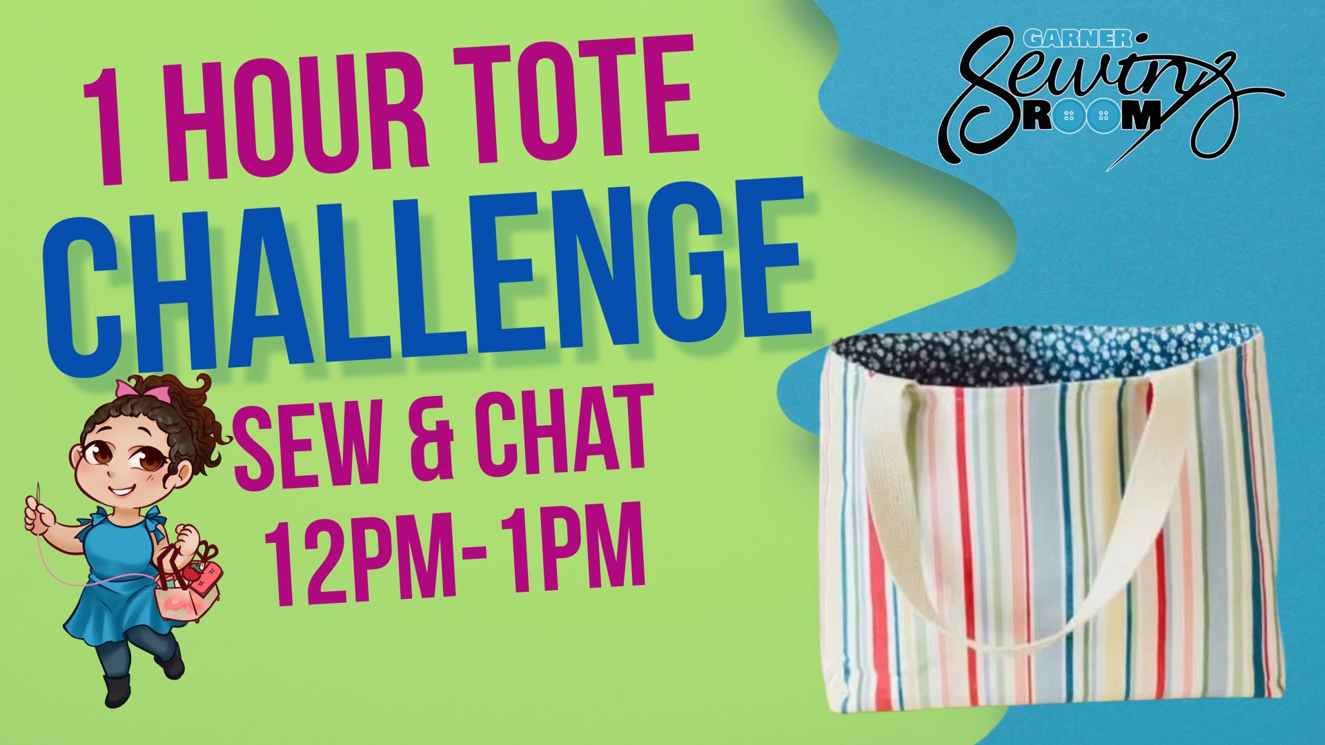 DIY One Hour Tote Making Challenge: Sew & Chat Ep. 7