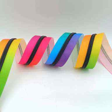 Pre-Order: #5 Rainbow Zipper Tape