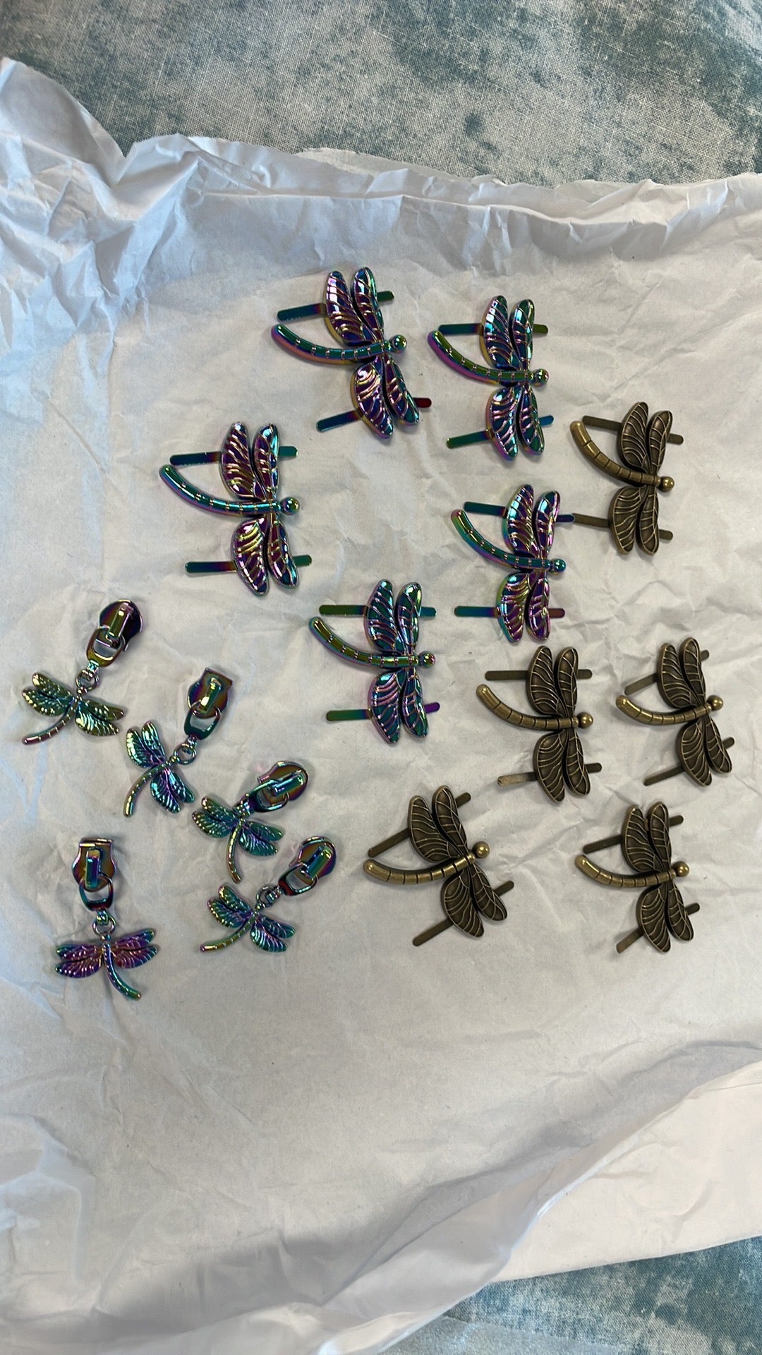 Dragonfly Embellishment with prongs
