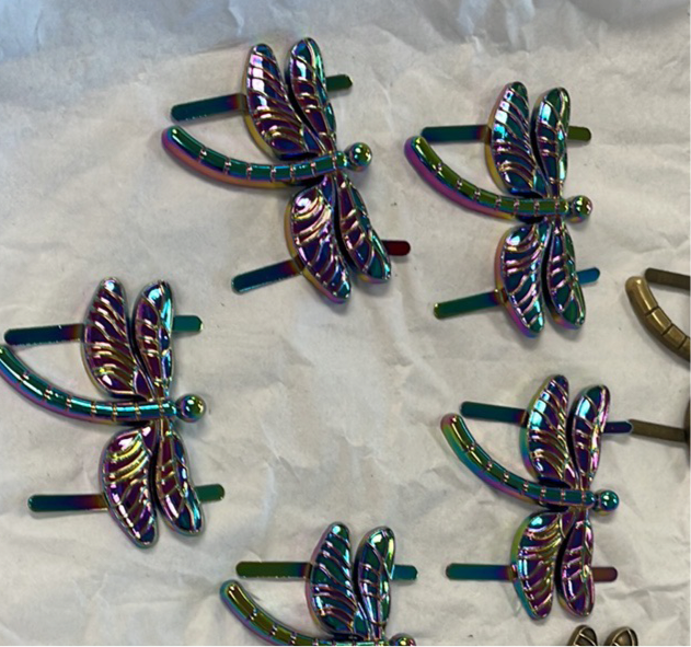 Dragonfly Embellishment with prongs