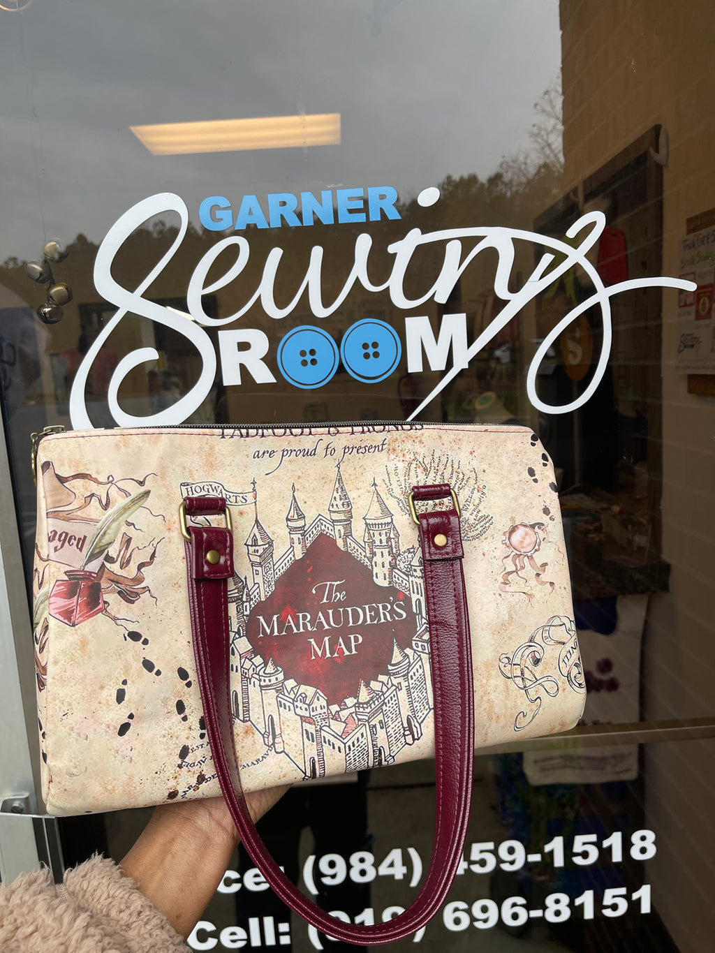 Faux leather HP inspired Handbag.
