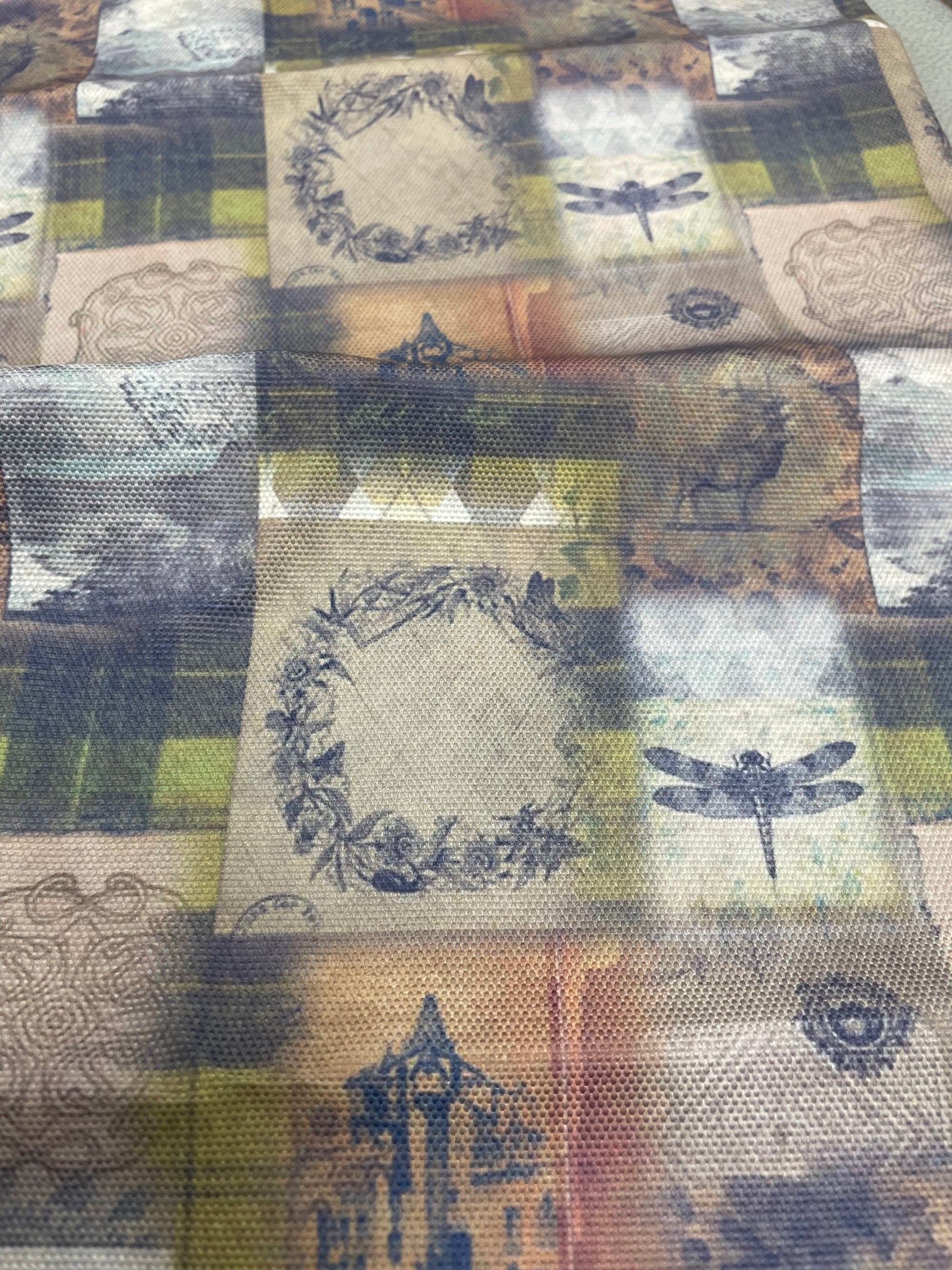 Scotland Countryside Fabric