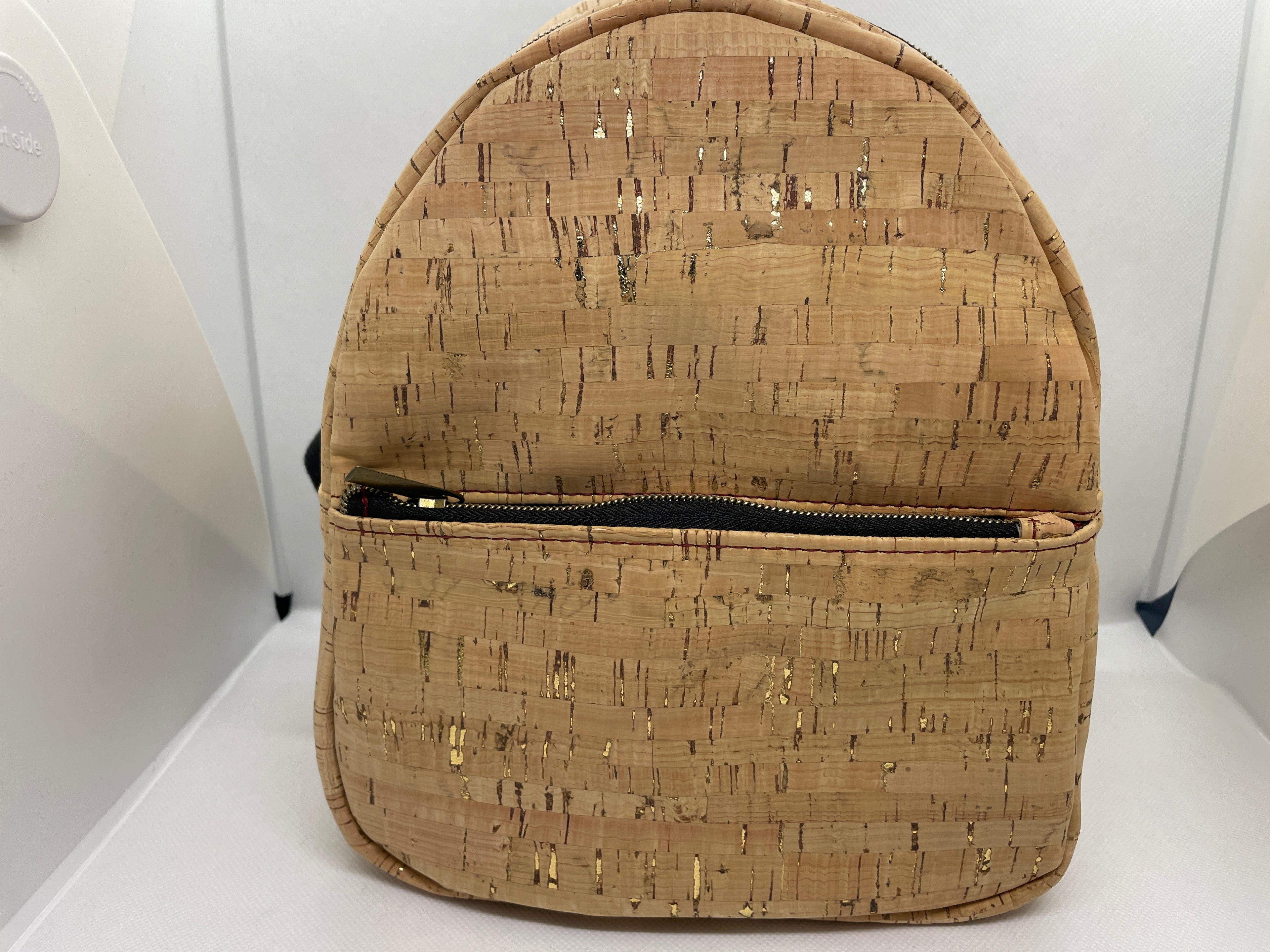 Natural Cork with gold flakes Dreamer Pack (mini backpack)