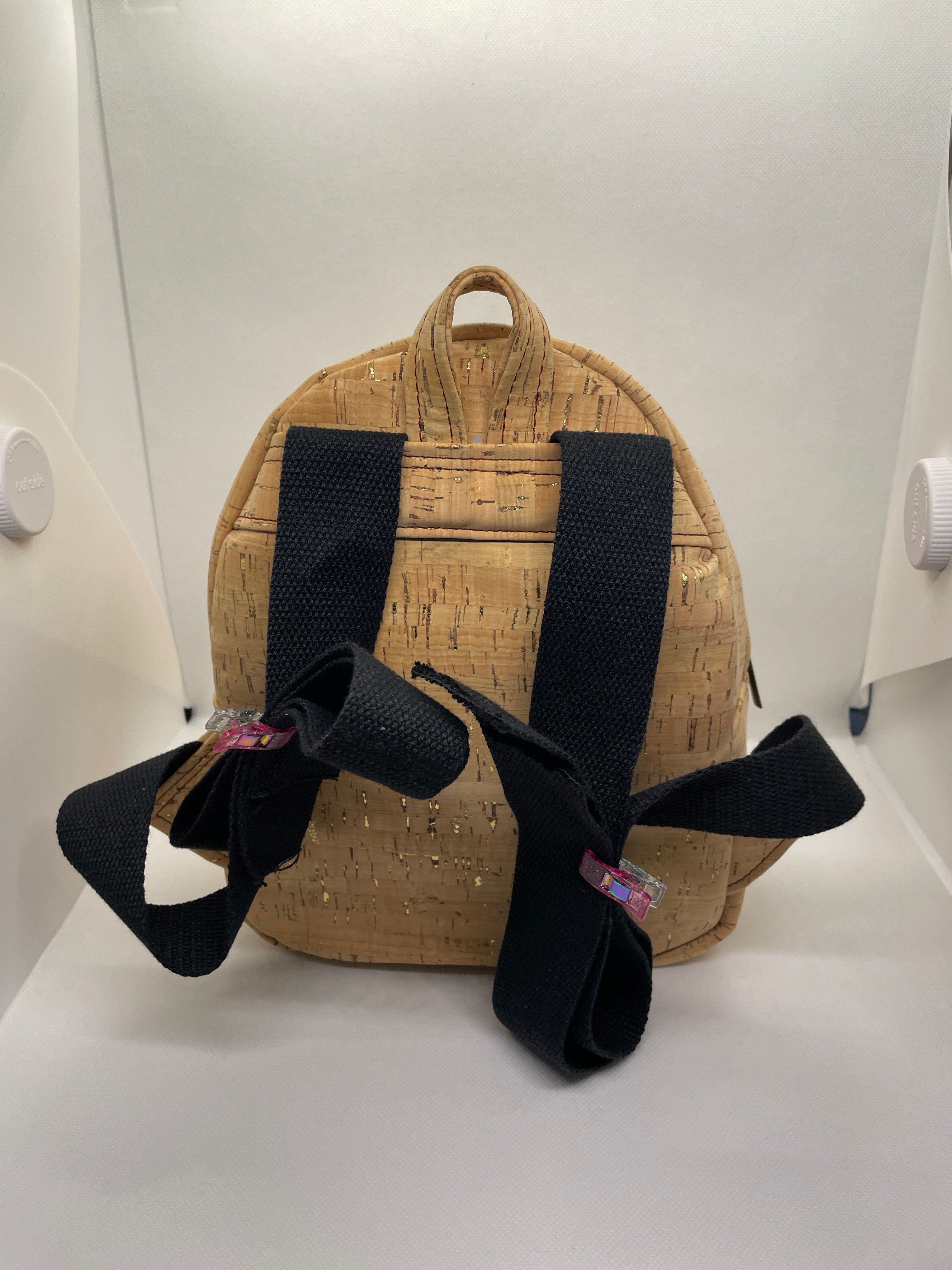 Natural Cork with gold flakes Dreamer Pack (mini backpack)