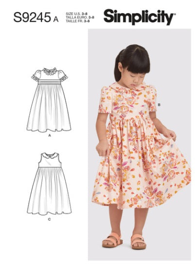 Virtual Sewing Class – Make a Girl’s Dress with Flared Skirt!