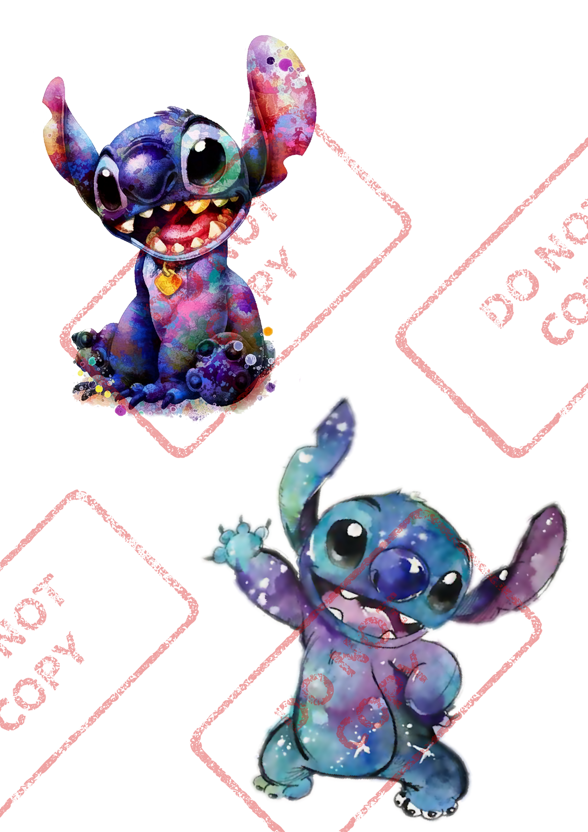 DTF (Direct Transfer Film) Stitch 626 Character
