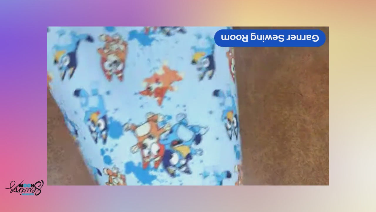 Bluey Friends Printed Fabric