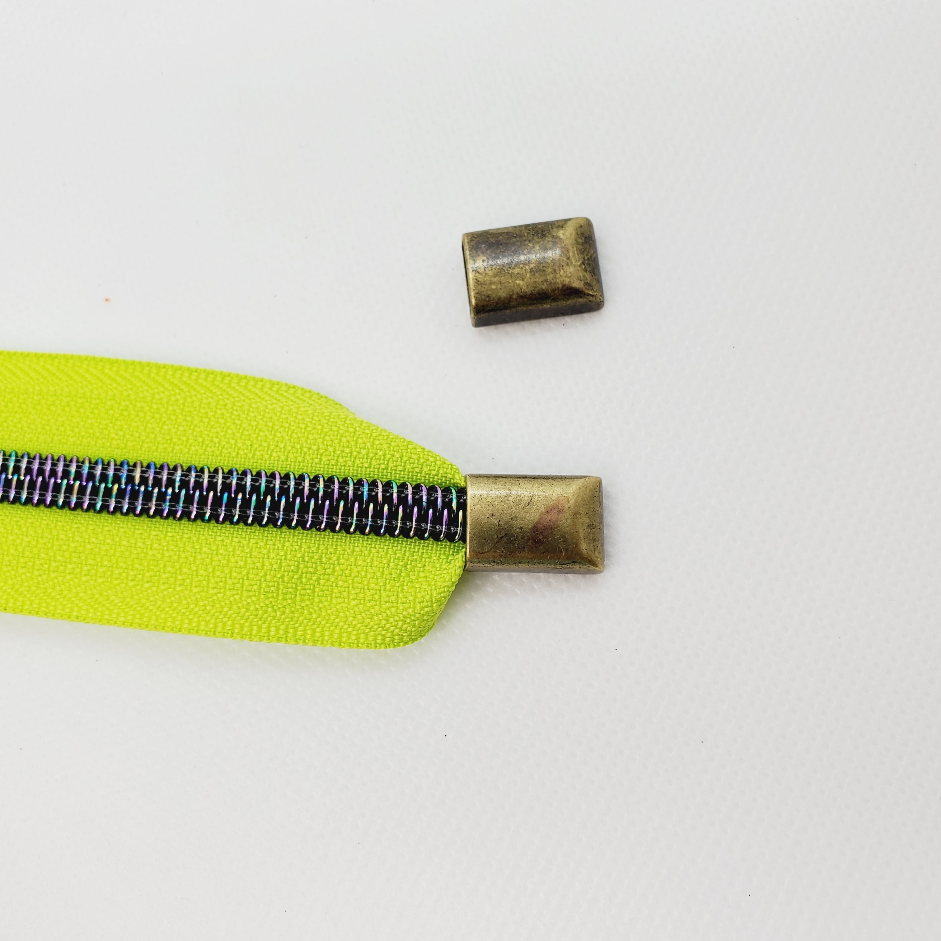 Zipper End Hardware 2pk