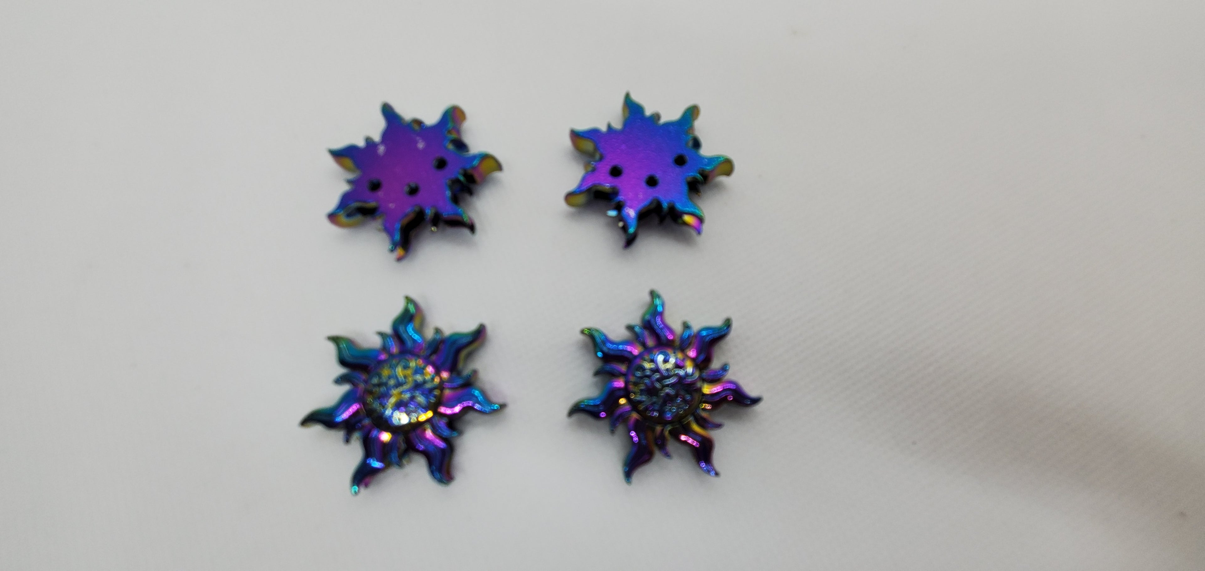 Tangled Suns Strap End Cover - Hardware