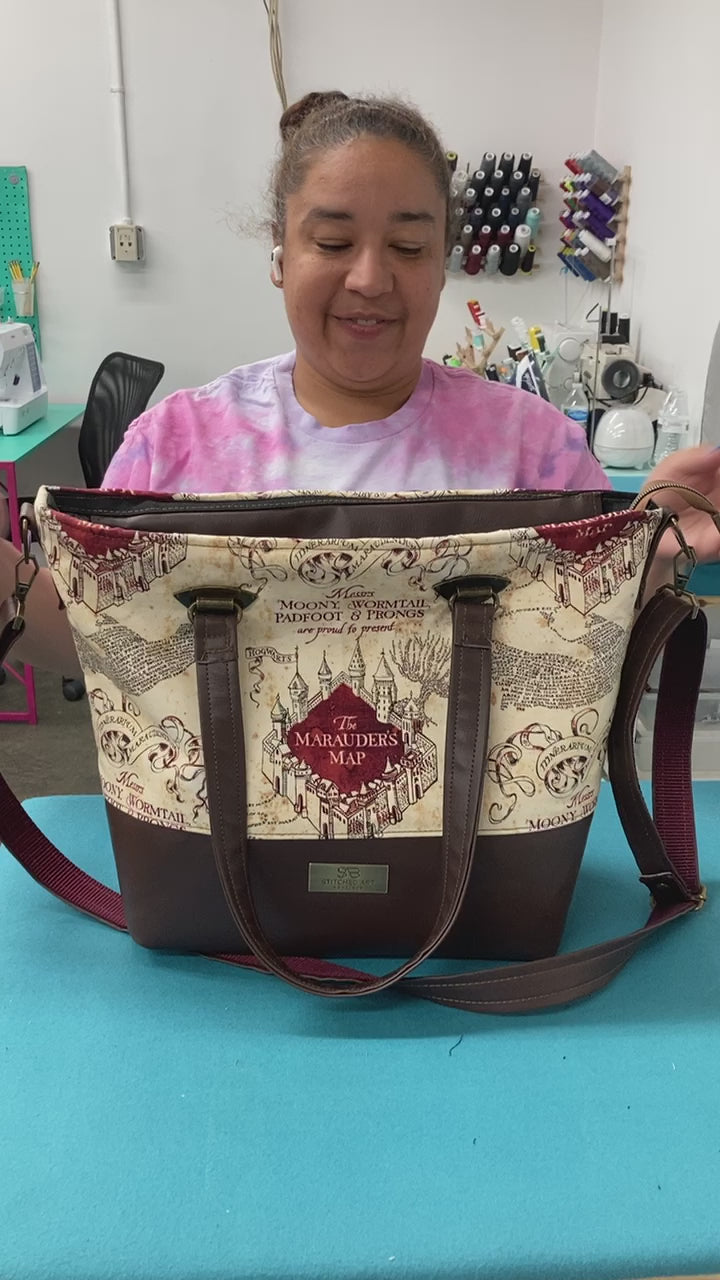 Marauders Map Laptop Tote Bag