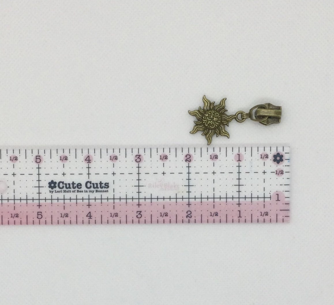 Tangled Inspired Sun Zipper Pull #5 - Rapunzel 2pk