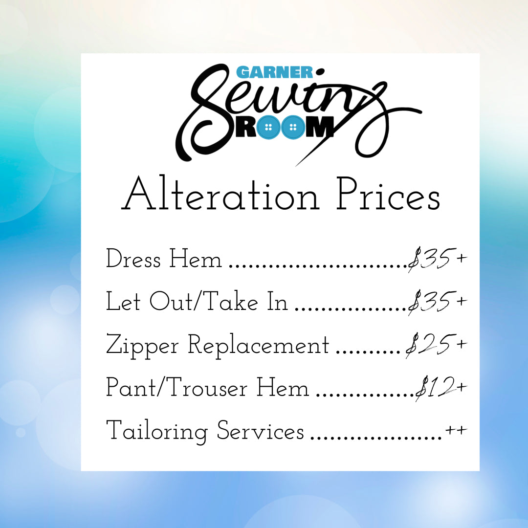 Seamstress Price Guide  Mens Clothing Alterations Cost