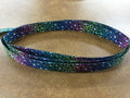 Rainbow Leopard Print Webbing 1 inch (25mm) polyester webbing