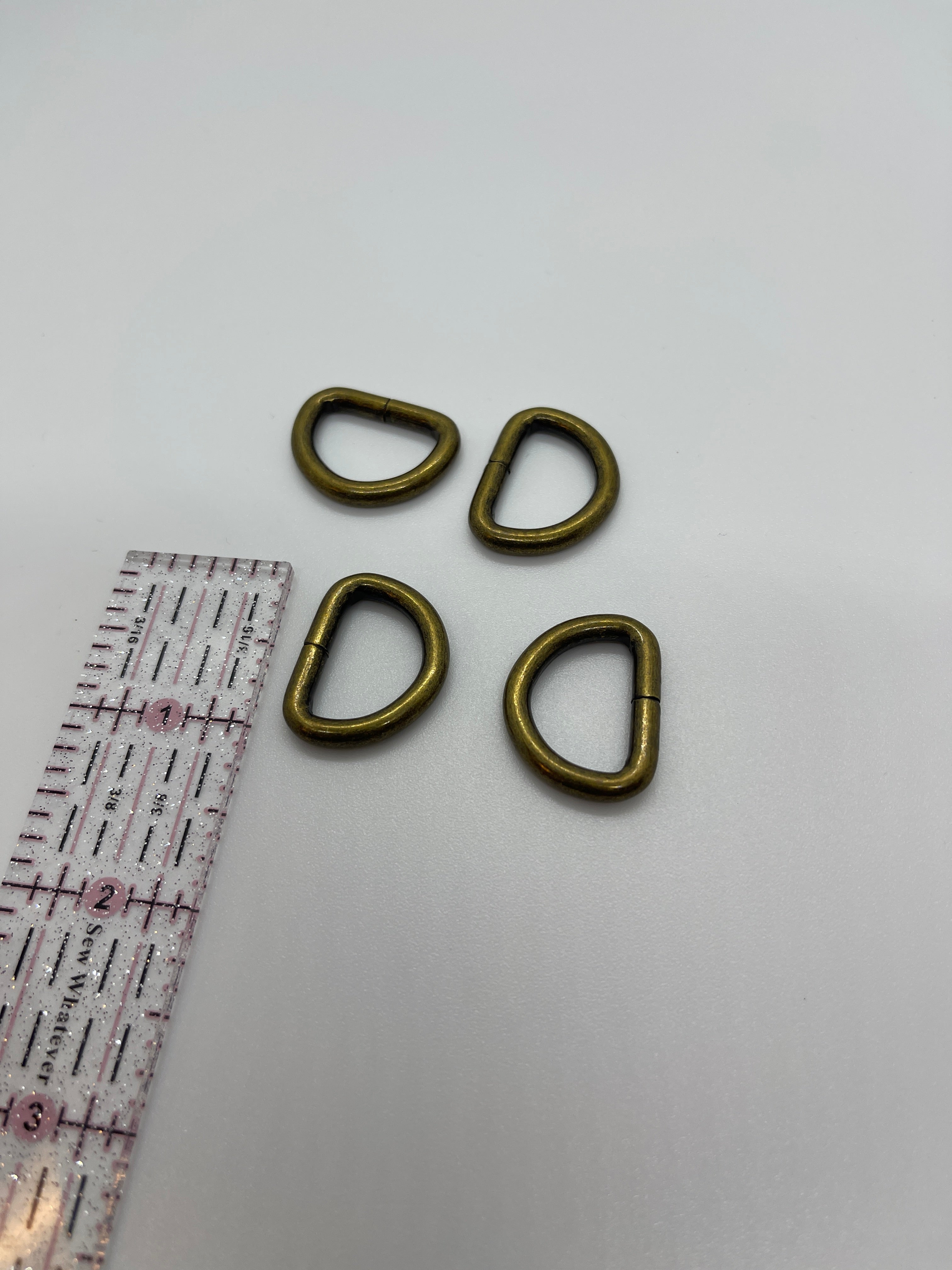 D-Ring Strap Connector Hardware 4pk