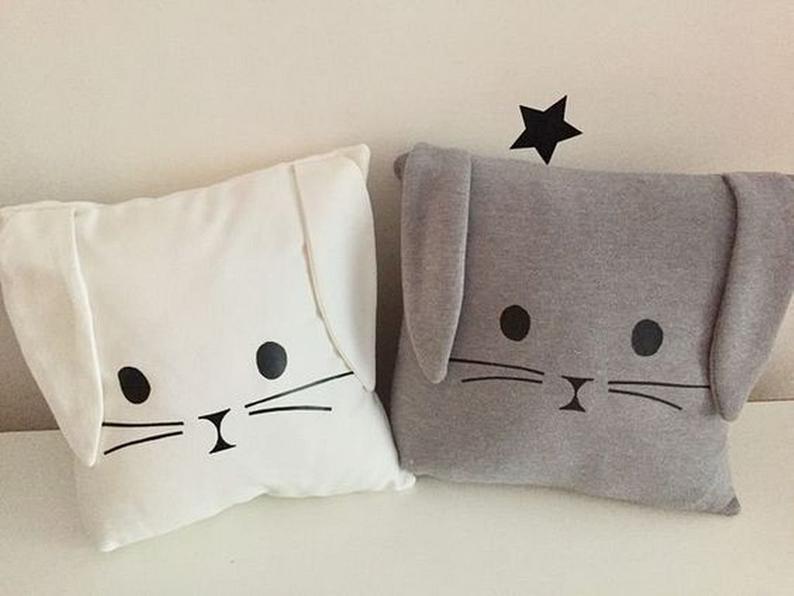 Bunny Pillow Kids Sewing Precut Kit
