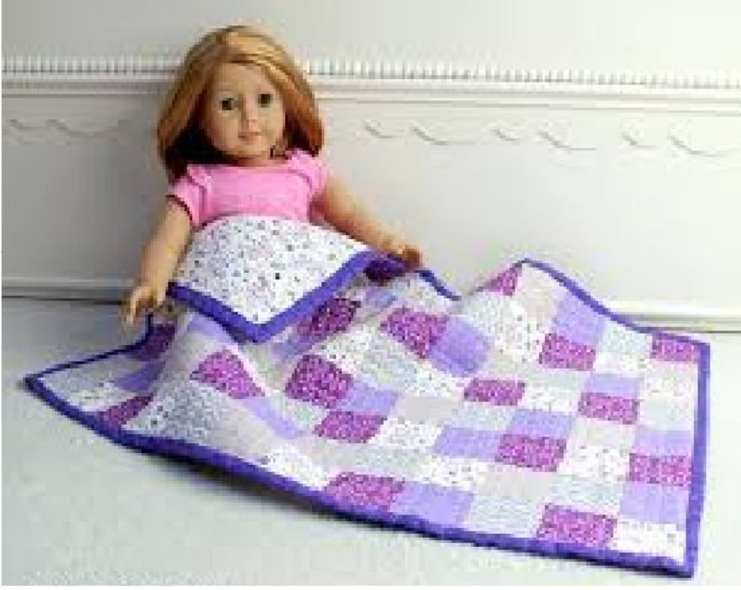 Kids DIY 18" Doll Clothes & Mini Quilt Sewing Kit
