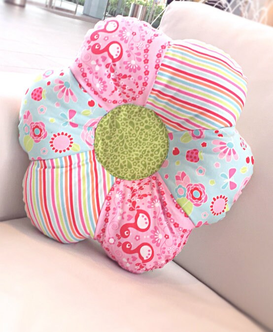 Flower Pillow Kids Sewing Precut Kit