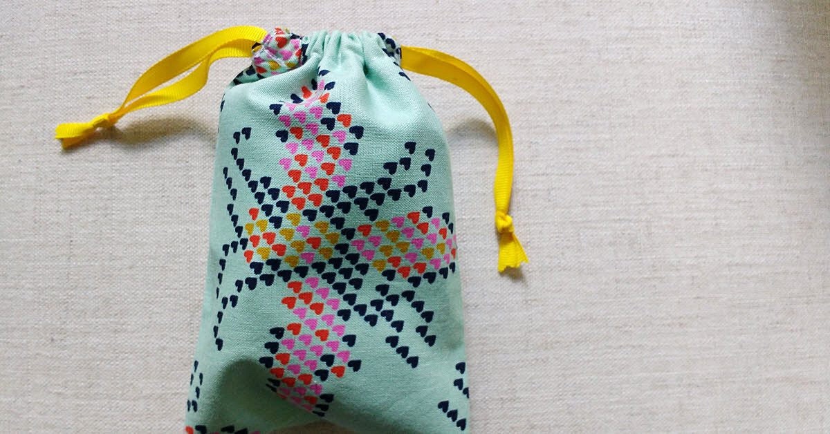 Kids Drawstring Bag Sewing Precut Kit - 3 options