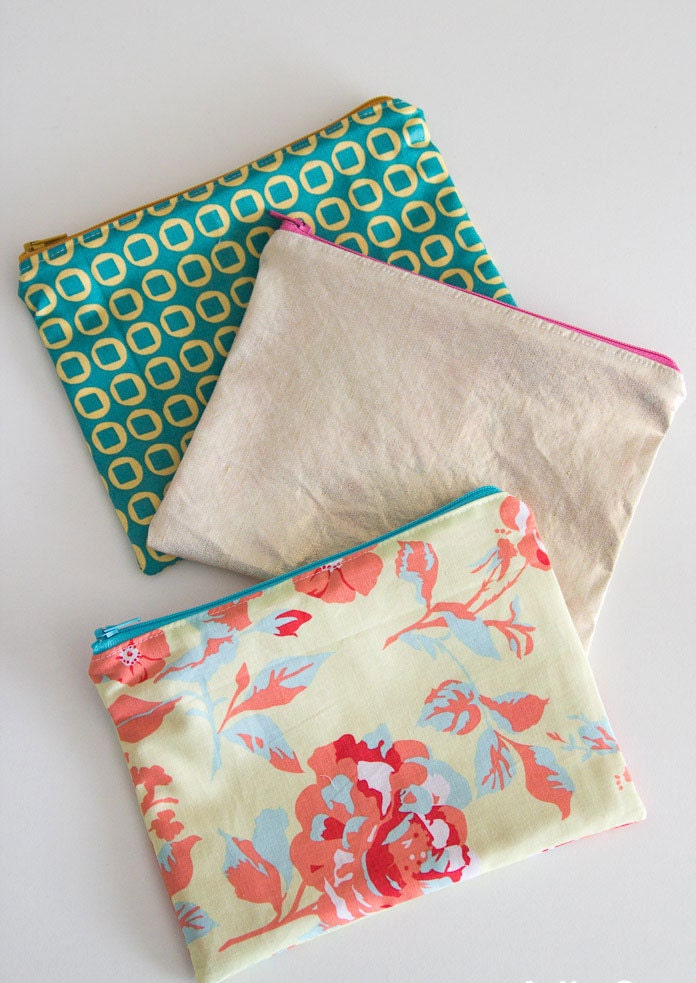 Zipper Pouch Sewing Kit - 3 levels options